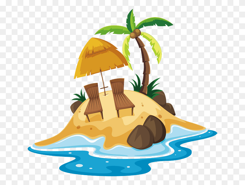 650x576 Beach Vacation Clip Art Free, Plant, Food, Fruit HD PNG Download
