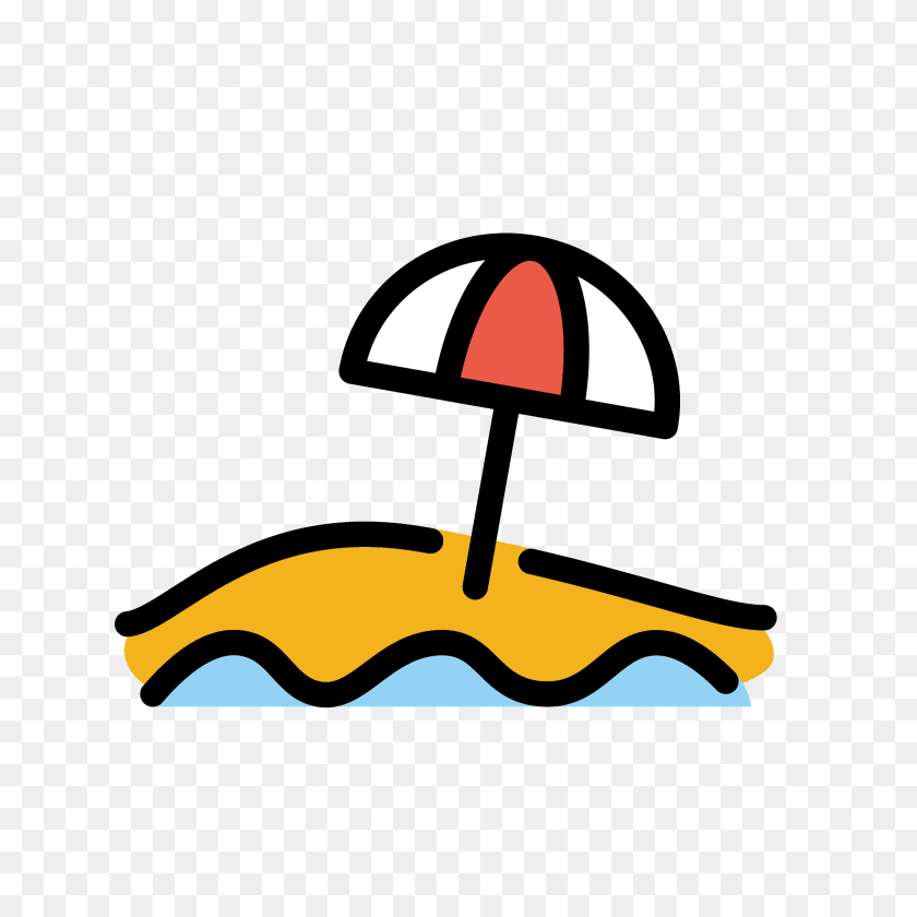 1920x1920 Beach With Umbrella Emoji Clipart, Smoke Pipe Transparent PNG