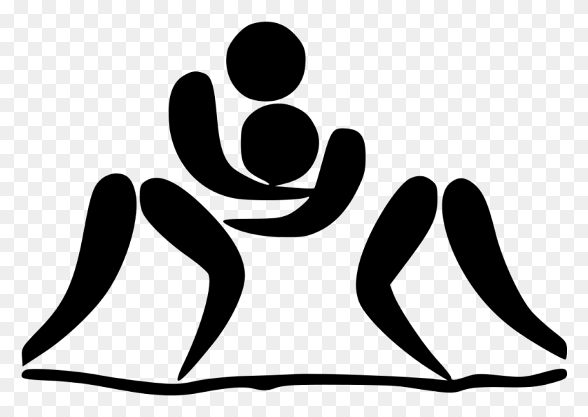 1025x705 Beach Wrestling Pictogram Olympic Wrestling Silhouette, Gray, World Of Warcraft HD PNG Download