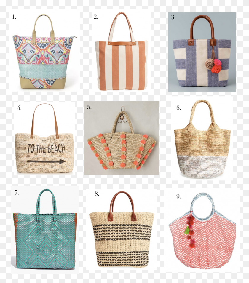 911x1046 Beachbag Tote Bag, Handbag, Accessories, Accessory HD PNG Download