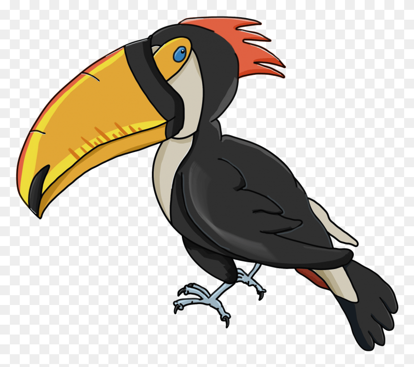 1231x1084 Beak Cartoon, Bird, Animal, Toucan HD PNG Download