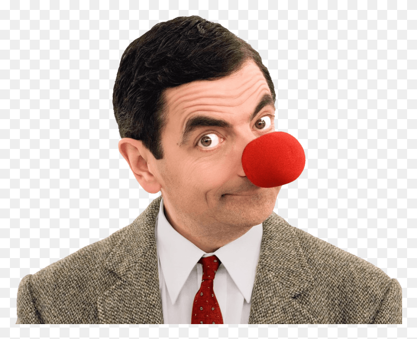1048x838 Bean Red Nose Mr Bean, Tie, Accessories, Accessory HD PNG Download