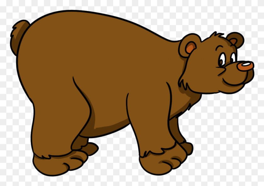 915x627 Bear Clipart Bear Free Clipart, Wildlife, Animal, Mammal HD PNG Download