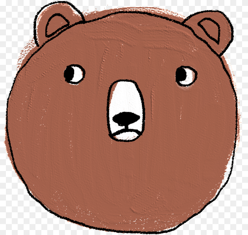 823x797 Bear Funny Cute Animals Animal Forest Winter Cartoon, Face, Head, Person, Wildlife Sticker PNG