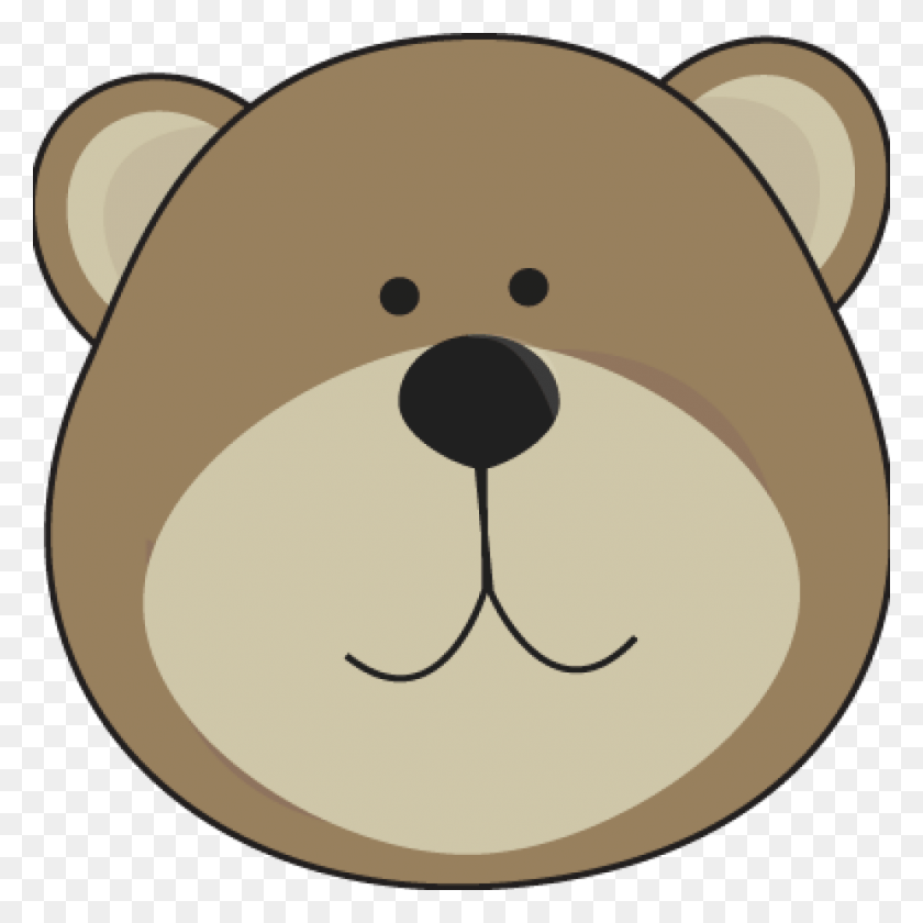 1024x1024 Bear Nose Clipart Bear Face Clipart, Mammal, Animal, Wildlife HD PNG Download