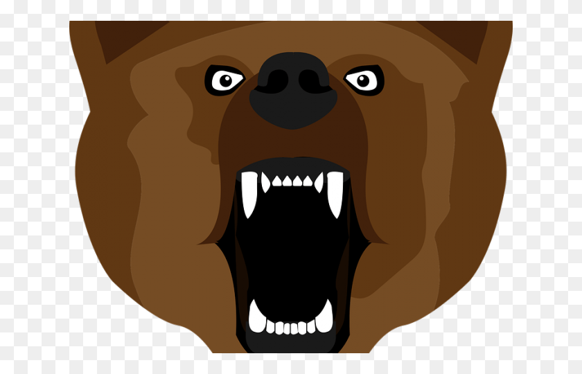 640x480 Bear Paw Clipart Bear Face, Teeth, Mouth, Lip HD PNG Download
