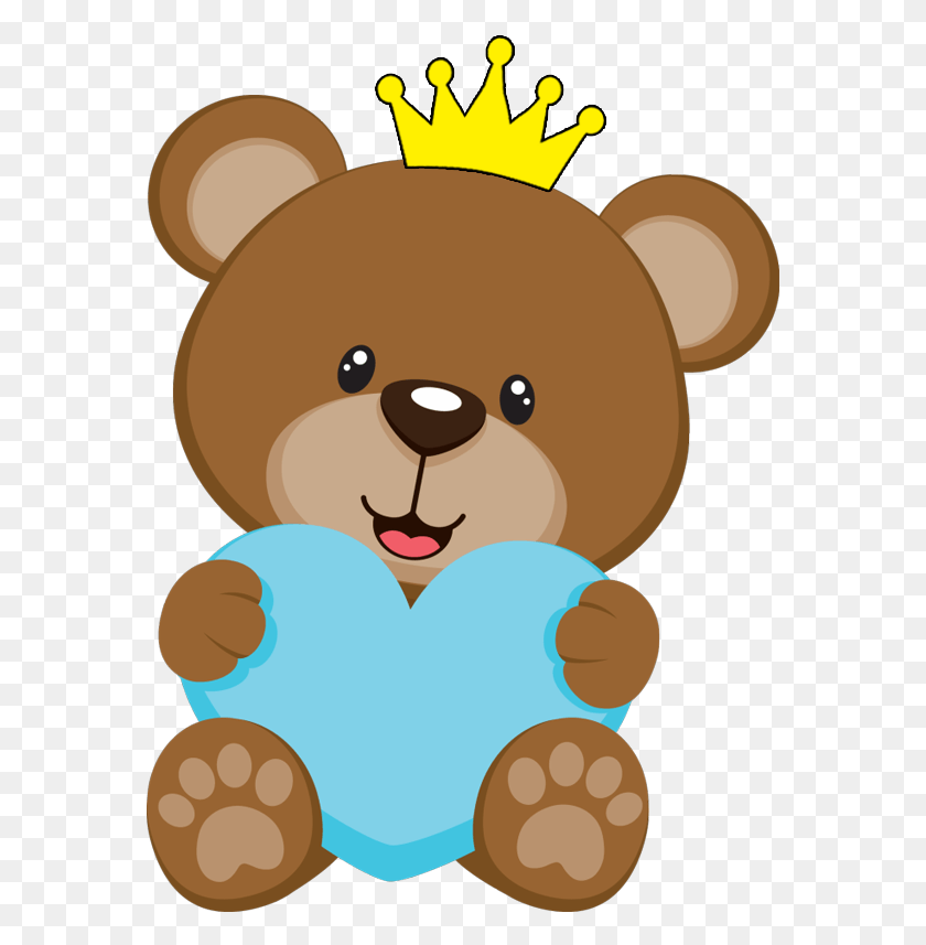 575x797 Bear Pictures Bear Doll Clipart Bear Silhouette Ursinho Marrom E Rosa, Teddy Bear, Toy HD PNG Download