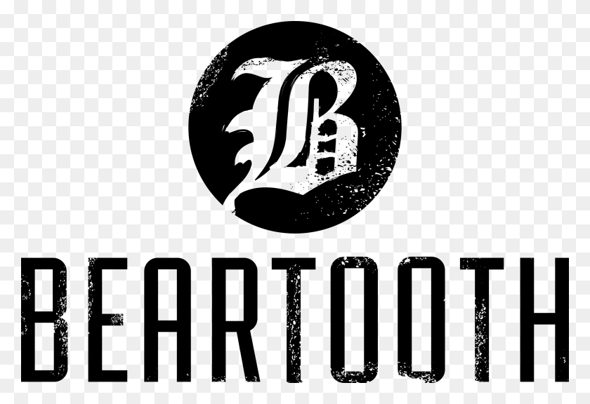 3082x2042 Bear Tooth Logo By Ms Graphic Design, Label, Text, Stencil HD PNG Download