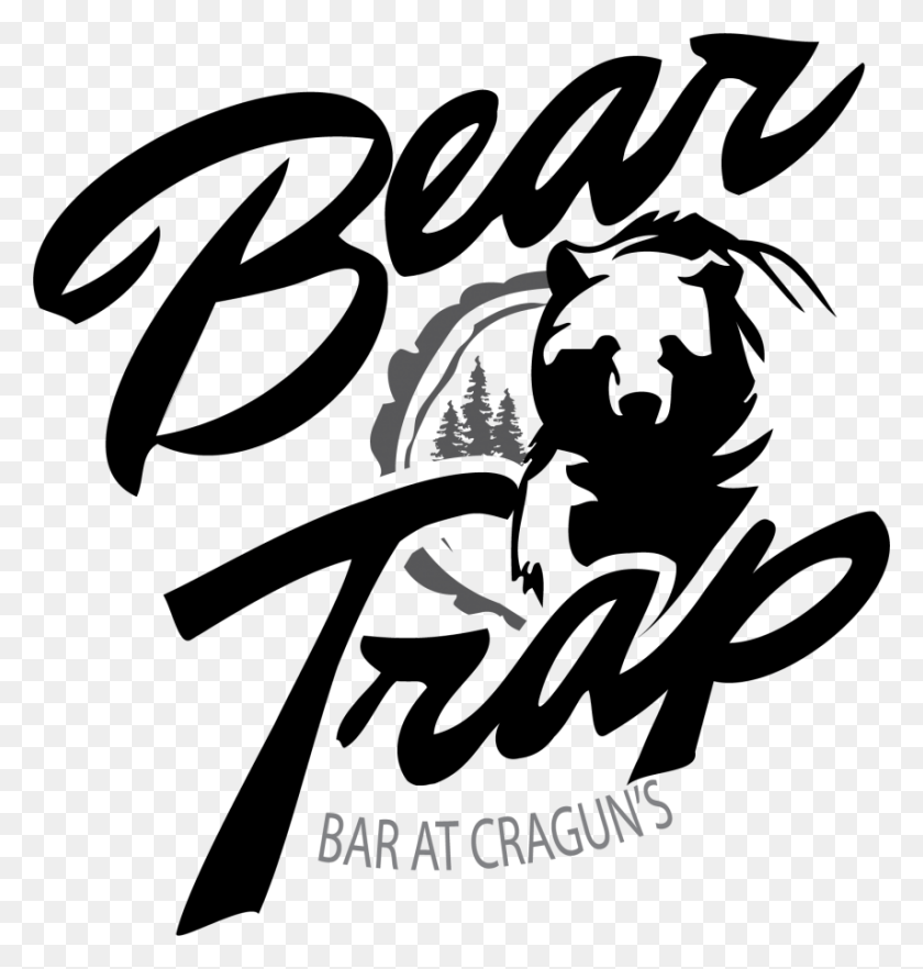 854x900 Bear Trap Lounge Graphic Design, Symbol, Logo, Trademark HD PNG Download