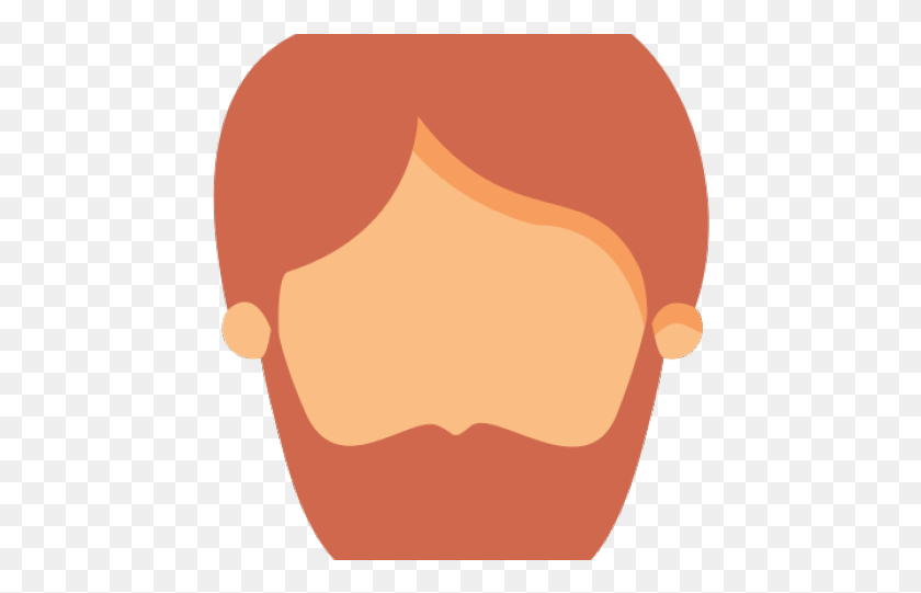 454x481 Beard Clipart Faceless, Head, Face, Jaw HD PNG Download