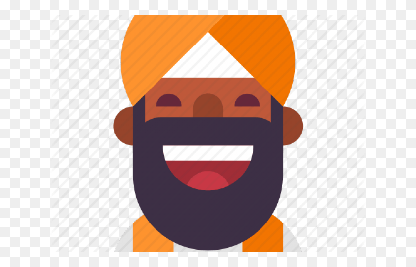 640x480 Beard Clipart Indian Cartoon, Label, Text, Poster HD PNG Download