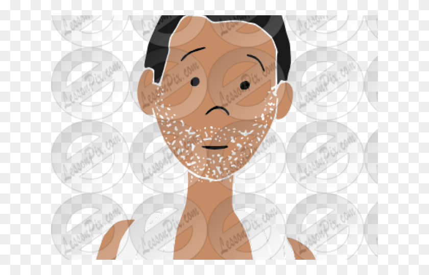 Beard Clipart Stubble Cartoon, Face, Head, Text HD PNG Download