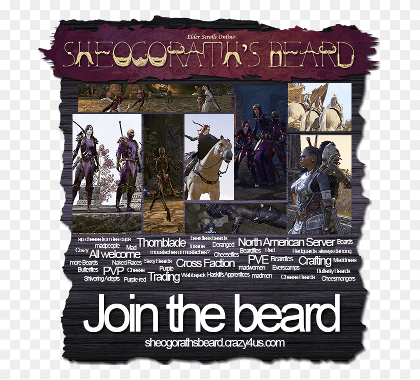 689x701 Beard Elder Scrolls Online Your Voice, Person, Human, Horse HD PNG Download