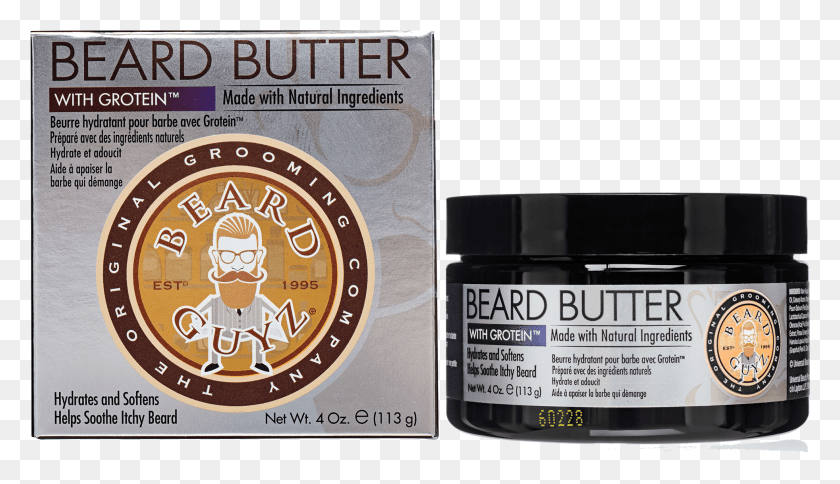 1964x1070 Beard Guyz Beard Butter, Bottle, Logo, Symbol HD PNG Download