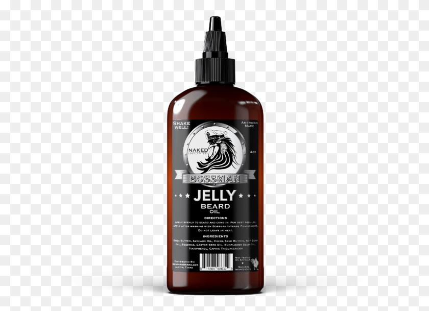 601x549 Beard Oil Bossman Jelly, Bottle, Liquor, Alcohol HD PNG Download
