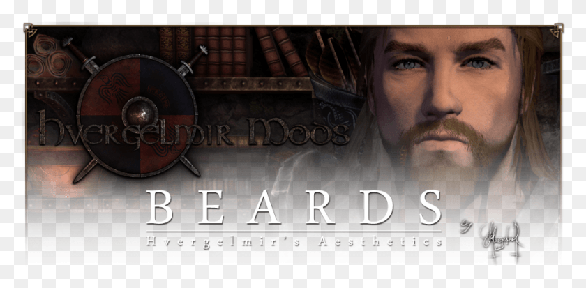 917x416 Beards For Legacy Skyrim Was Featured On G Skajrim Le Mod Pricheski Vikingov, Person, Human, Face HD PNG Download