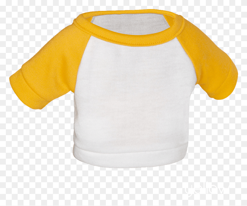 901x741 Bearwear Baseball Tee Yellow And White Baseball Tee, Clothing, Apparel, Sleeve HD PNG Download