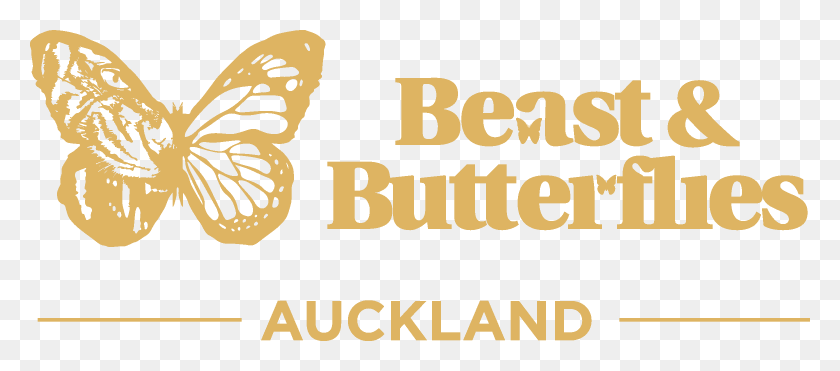 2340x933 Beast Amp Butterflies Ресторан Кисть Footed Butterfly, Этикетка, Текст, Алфавит, Hd Png Скачать