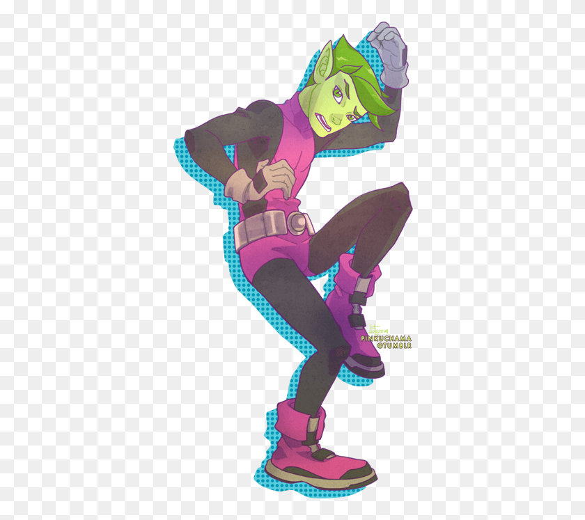 346x687 Beast Boy Ice Skate, Clothing, Apparel, Person HD PNG Download