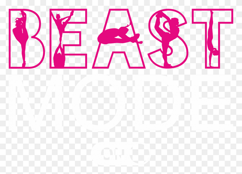 1537x1076 Beast Mode Pinkwhite Графический Дизайн, Текст, Алфавит, Логотип Hd Png Скачать