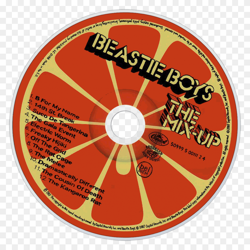 1000x1000 Beastie Boys The Mix Up Cd Disc Image Circle, Disk, Dvd, Label HD PNG Download
