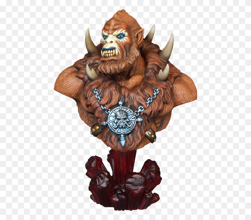 480x678 Beastman 14 Scale Bust By Tweeterhead Masters Of The Universe Sideshow Collectibles, Símbolo, Emblema, Logo Hd Png