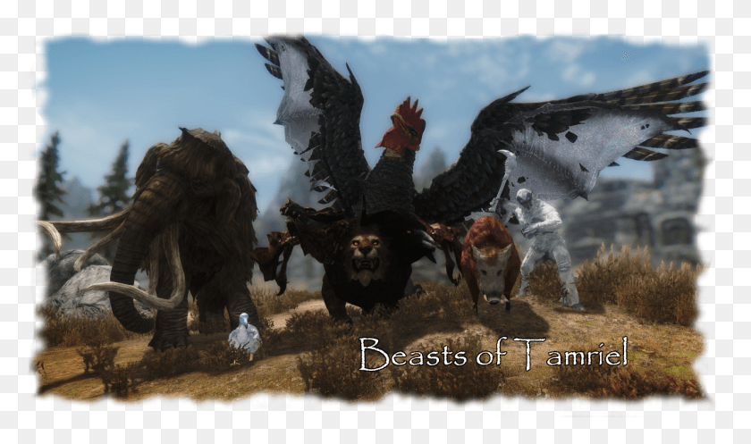 1274x715 Beasts Of Tamriel Mod, Cow, Cattle, Mammal HD PNG Download
