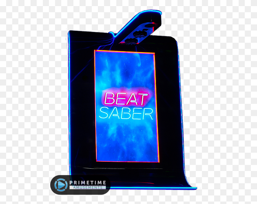 513x608 Beat Saber Arcade, Неон, Свет, Мобильный Телефон Hd Png Скачать