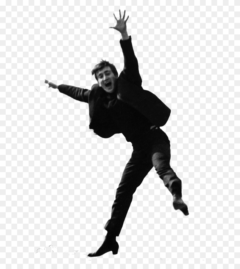 594x878 Beatles Jumping Beatles Jumping, Person, Human, Dance Pose HD PNG Download