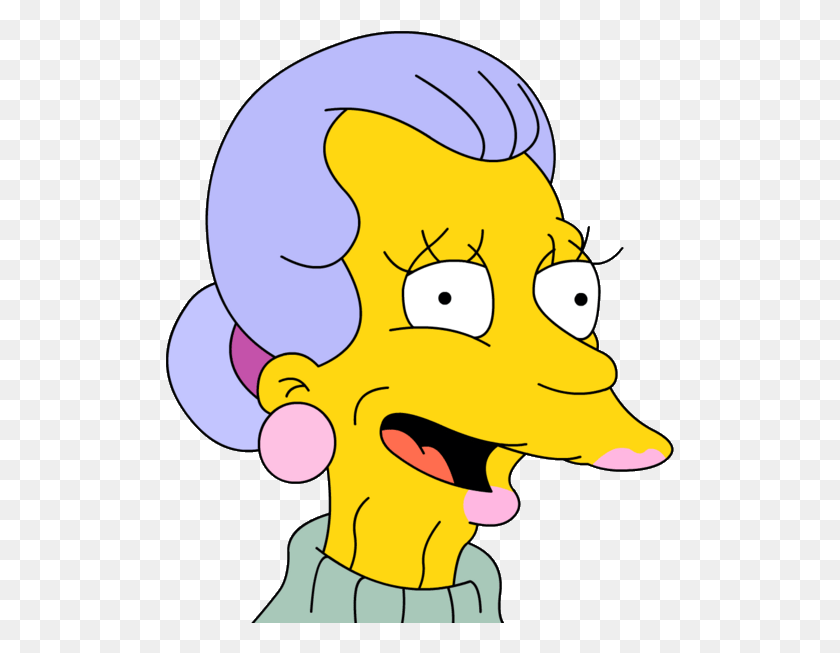 509x593 Beatrice Simmons Los Simpsons, Face, Graphics HD PNG Download