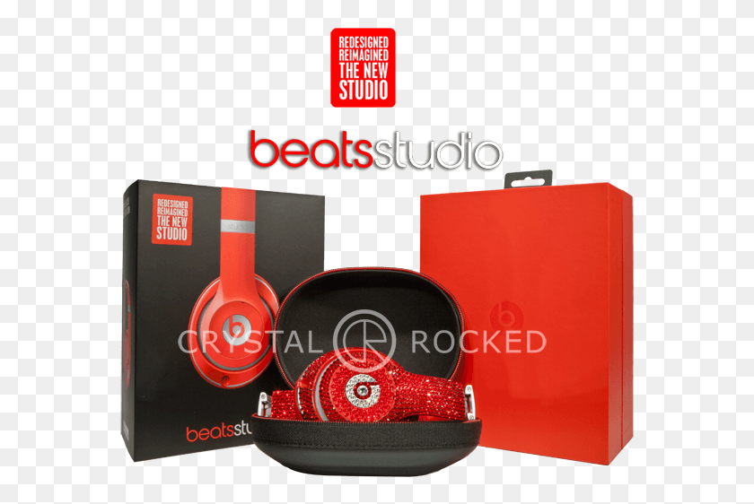 573x502 Beats Studio3 Wireless Overear Headphones Swarovski Beats By Dr Dre Solo Package, Text, Electronics, Cushion HD PNG Download
