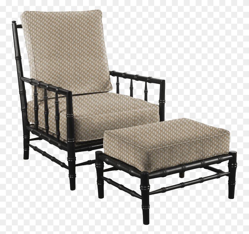 763x729 Beaufort Bamboo Chair Futon Pad, Muebles, Otomano Hd Png