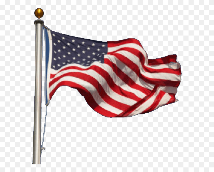 589x618 Beautiful American Flag, Flag, Symbol HD PNG Download