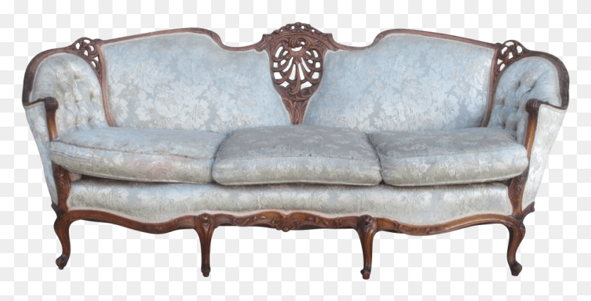 930x439 Beautiful Carved Vintage Sofa Couch Vintage Furniture Studio Couch HD PNG Download