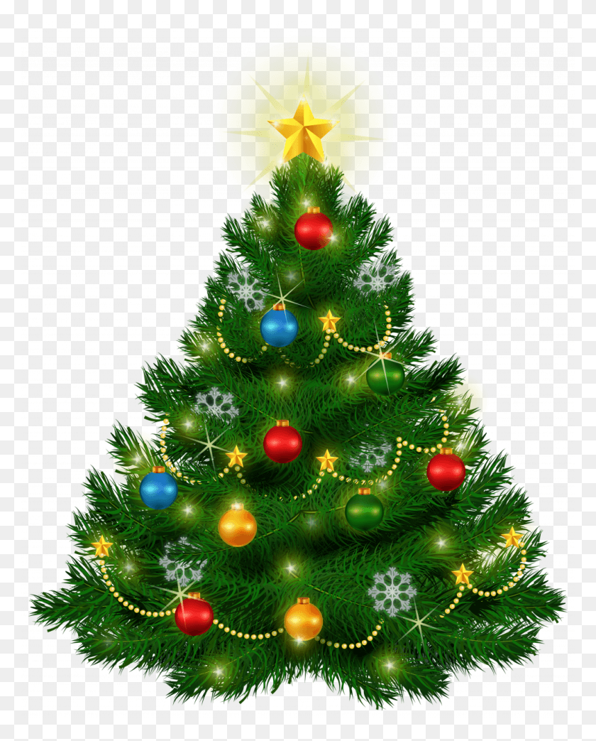 1024x1291 Beautiful Christmas Tree Clipart Clipart Christmas Vintage Christmas Tree Clip Art, Tree, Ornament, Plant HD PNG Download