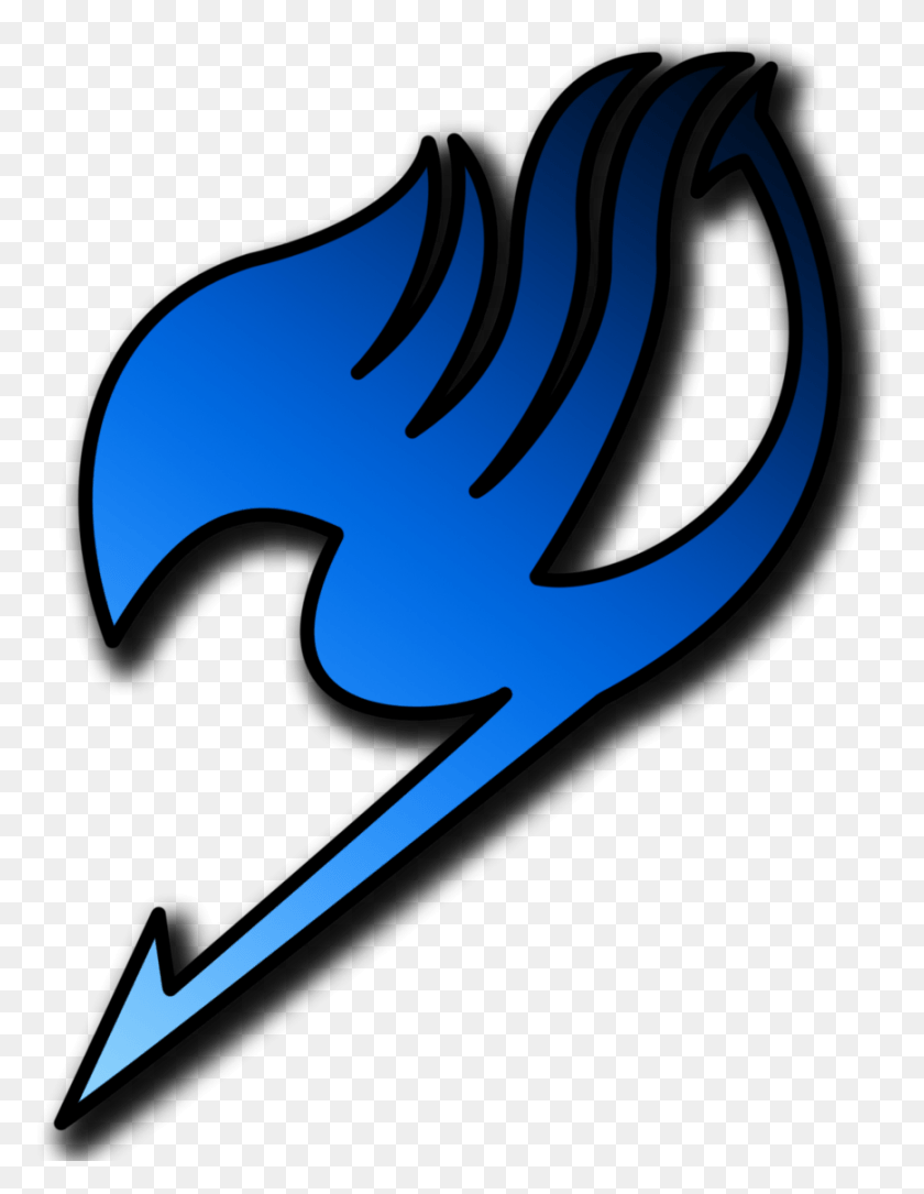 869x1142 Beautiful Fairy Tail Emblem Pictures Blue Fairy Tail Logo, Hand, Axe, Tool HD PNG Download