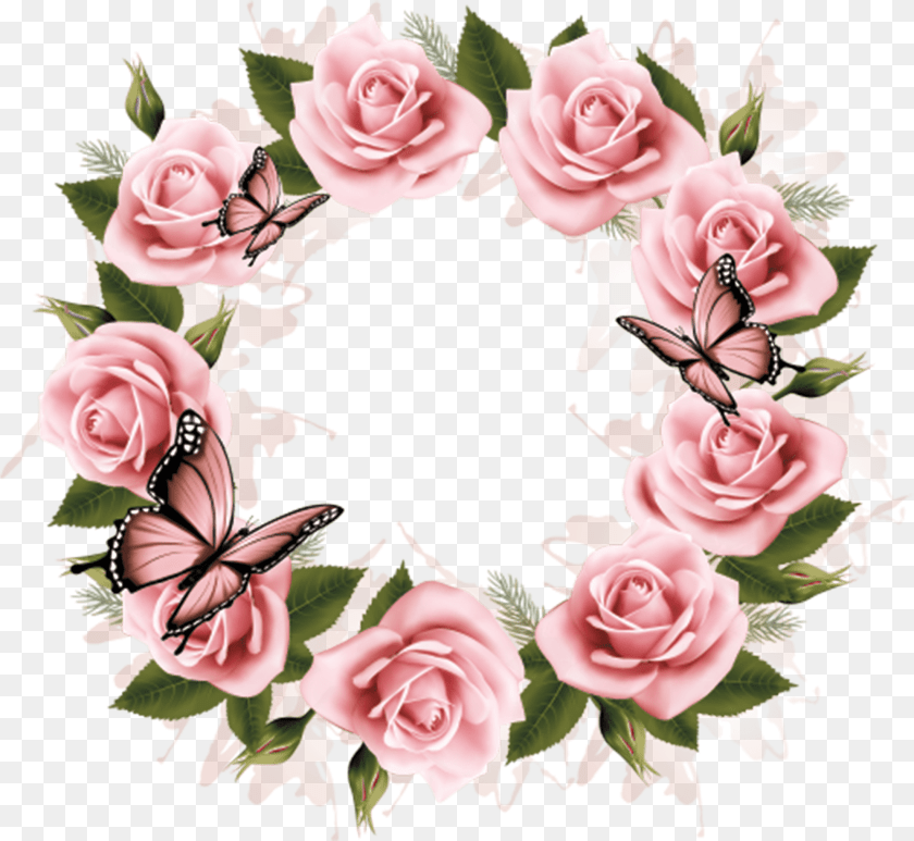 1995x1836 Beautiful Flowers And Butterflies, Flower, Plant, Rose, Pattern Sticker PNG
