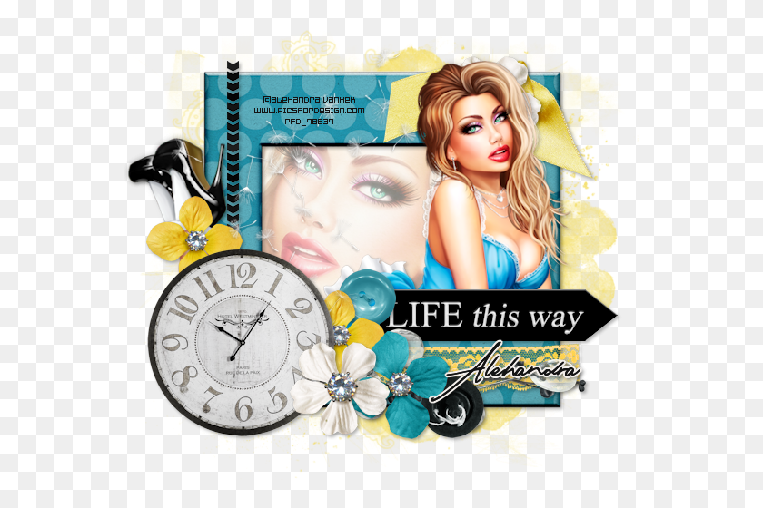 571x500 Beautiful Life Wall Clock, Person, Human, Poster HD PNG Download
