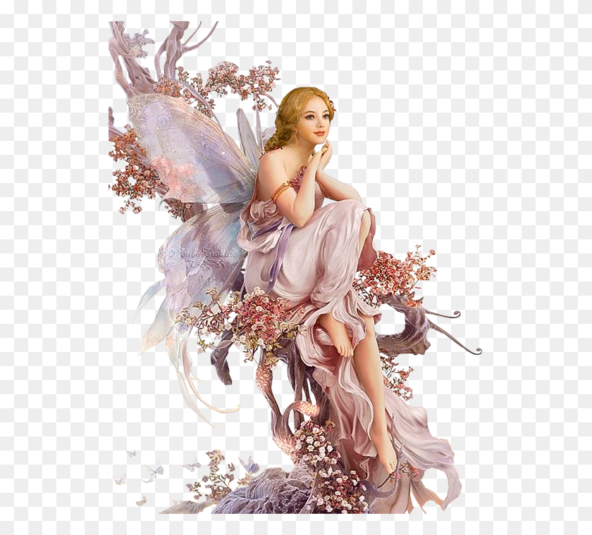532x700 Beautiful Love Female Angel Pink Fairy Fantasy Art, Person, Human HD PNG Download