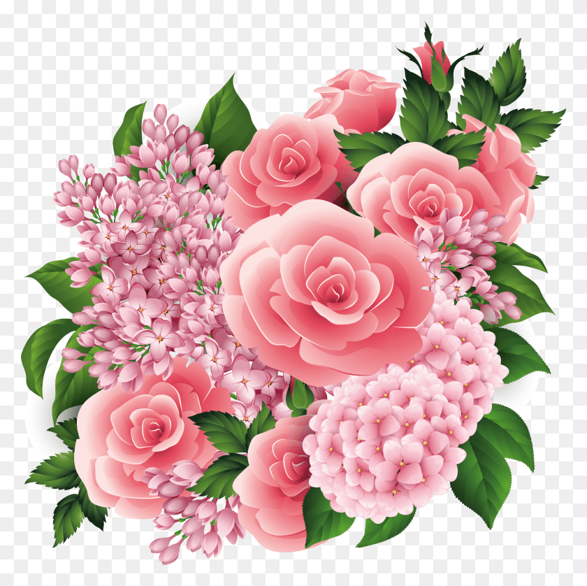 2439x2434 Красивая Роза, Графика, Цветочный Дизайн Hd Png Скачать
