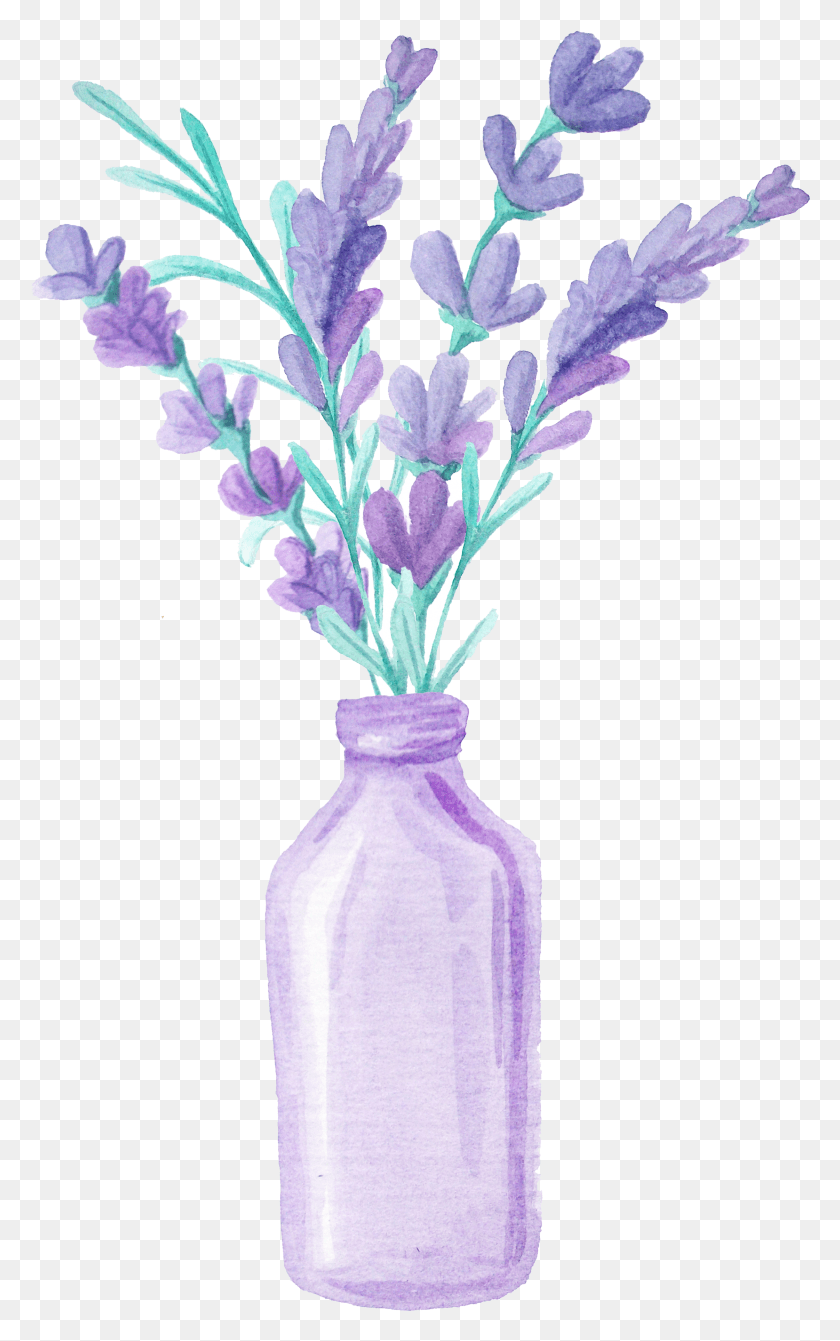 2242x3683 Beautiful Transprent Watercolor Flowers In A Vase HD PNG Download
