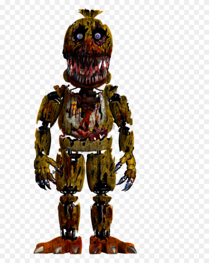 578x998 Beautifulbirthmarks Corpse Tikka Fnaf Nightmare Fredbear, Robot, Toy HD PNG Download