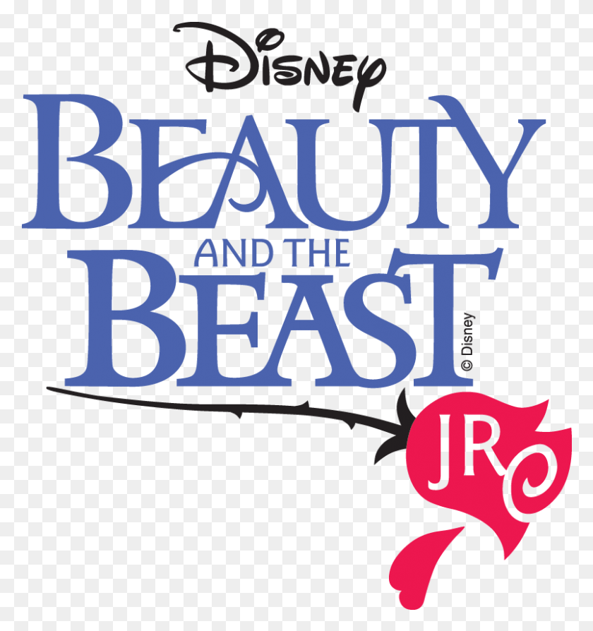 801x857 Beauty And Beast Jr, Text, Alphabet, Word HD PNG Download