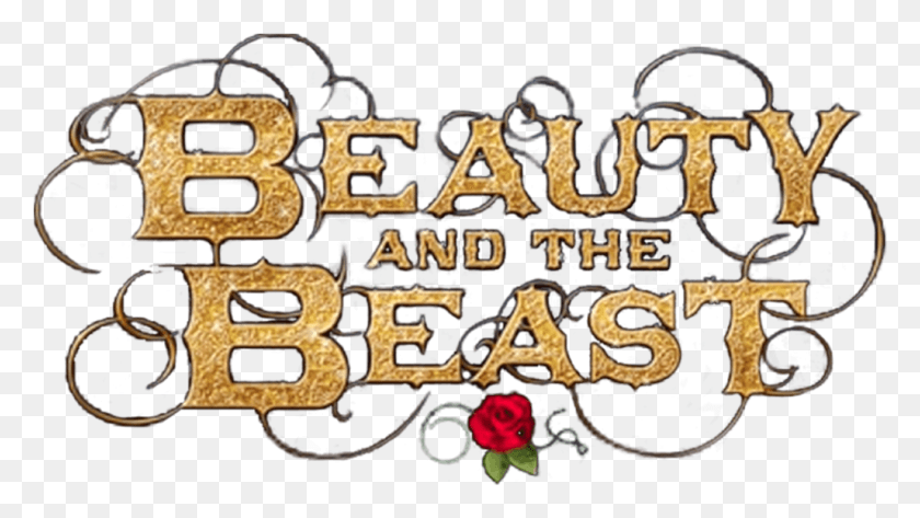 1027x545 Beauty And The Beast Bella E La Bestia Titolo, Alphabet, Text, Lighting HD PNG Download