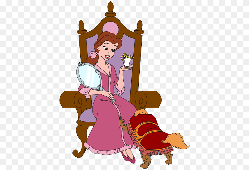 447x576 Beauty And The Beast Group Clip Art Disney Clip Art Galore, Furniture, Baby, Person, Face Transparent PNG