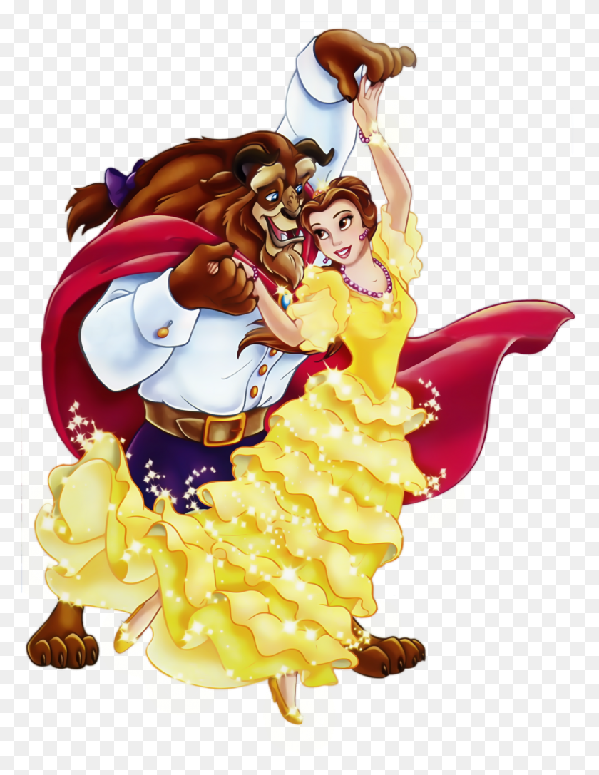 1215x1600 Beauty And The Beast Picture Clipart Beauty And The Beast, Performer, Dance Pose, Leisure Activities HD PNG Download
