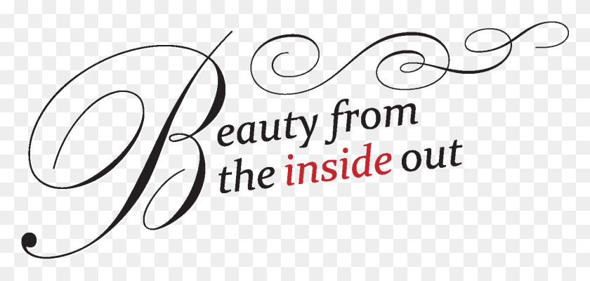 Beauty From The Inside Out Circle, Text, Symbol, Alphabet HD PNG Download