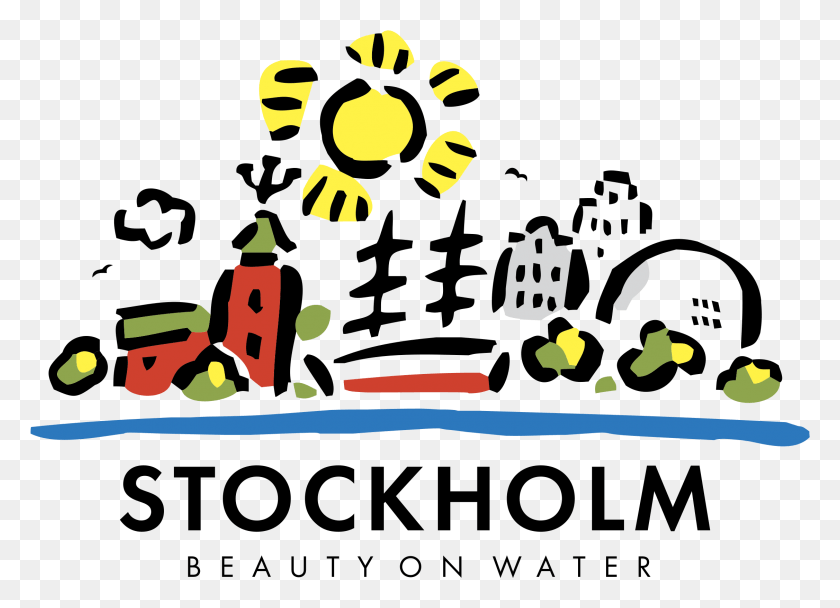 2253x1585 Логотип Красоты На Воде Прозрачный Стокгольм, Растение, Текст Hd Png Скачать