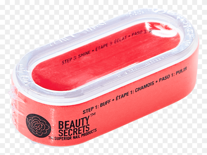 1229x896 Beauty Secrets Round 3 Way Nail Buffer Label, Tin, Tape, Food HD PNG Download