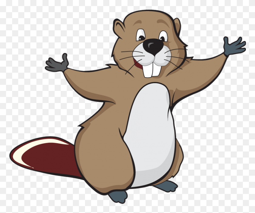 900x743 Beaver Beaver Cartoon, Mammal, Animal, Wildlife HD PNG Download